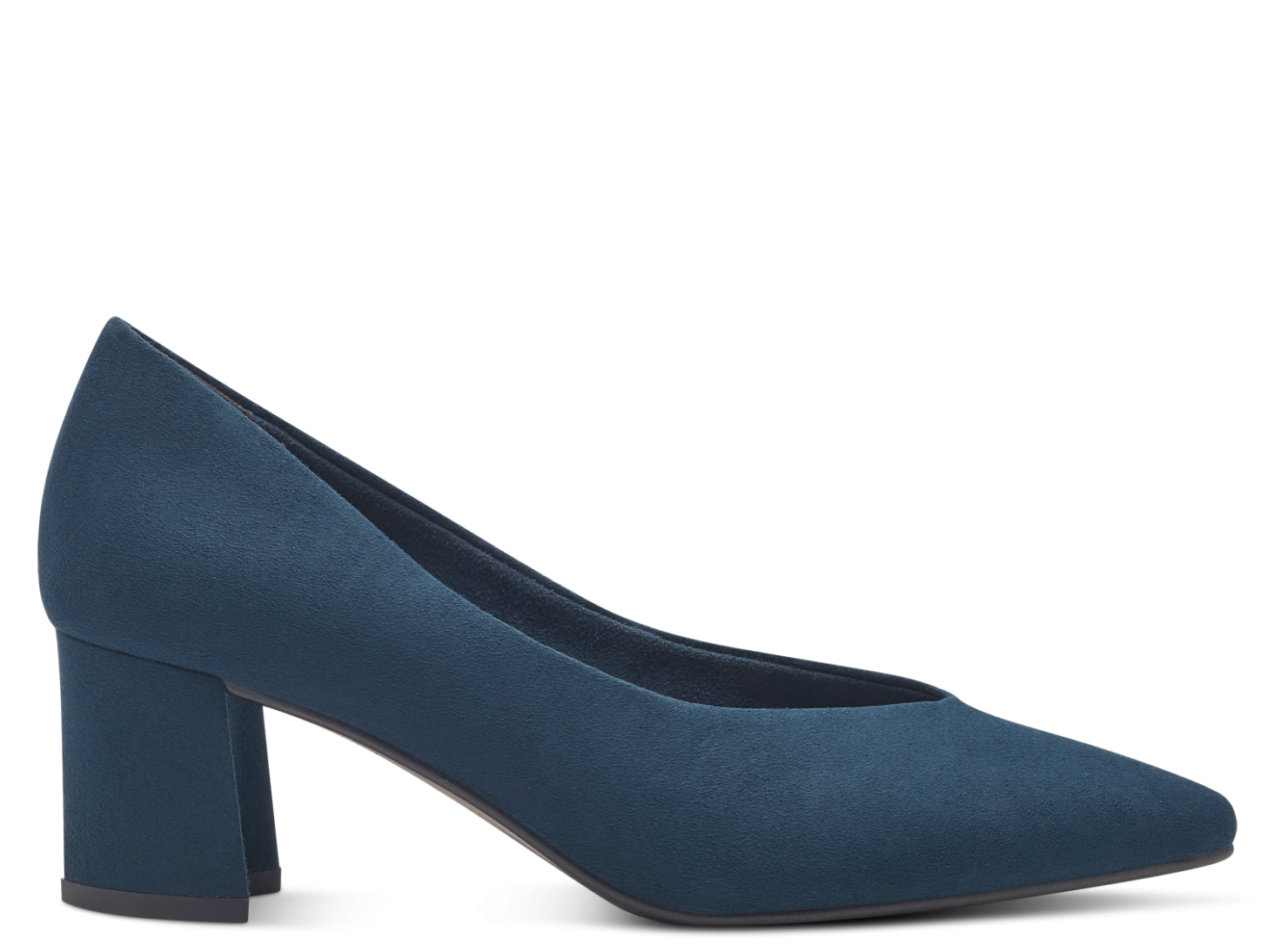 Ladies navy heeled shoes hot sale