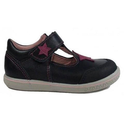 Ricosta Mandy Girls T-Strap Navy Shoe 2523400 - Finn Footwear