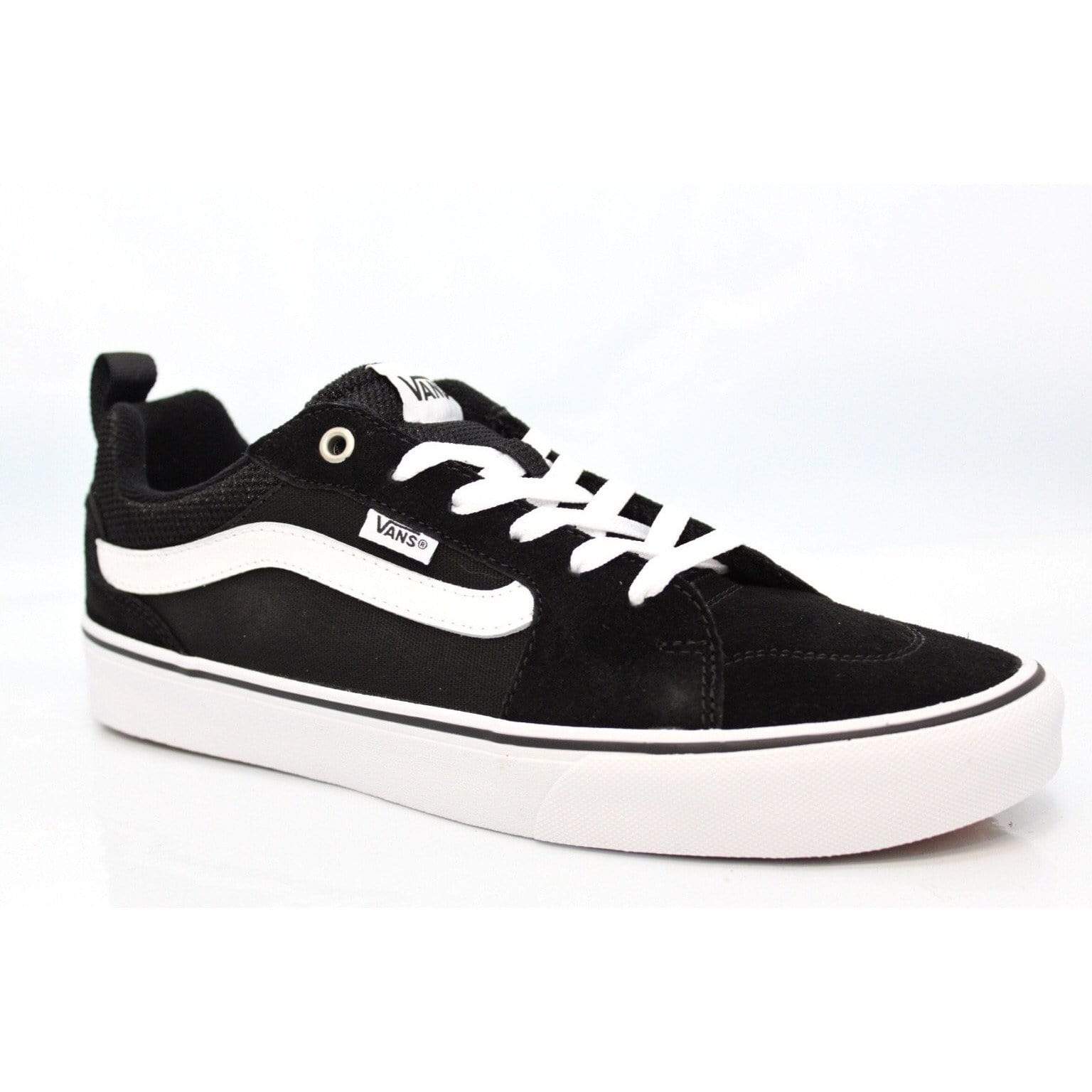 Vans junior atwood leather trainer black hotsell