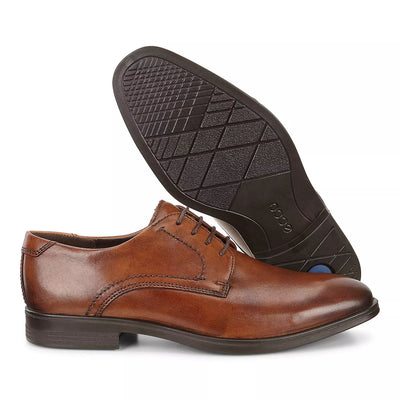 Ecco Men's Melbourne Tan Laced Shoe 621634