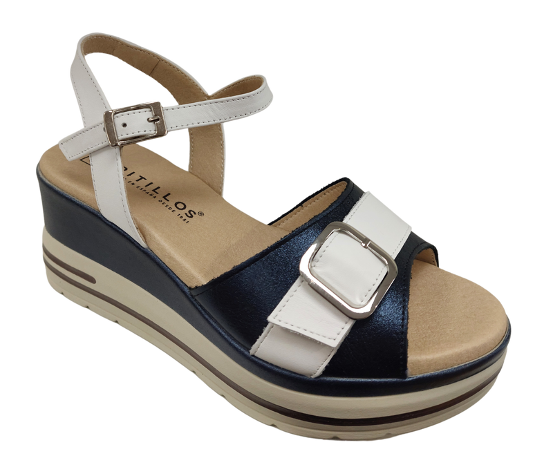 Pitillos Ladies High Wedge Sandal 2852