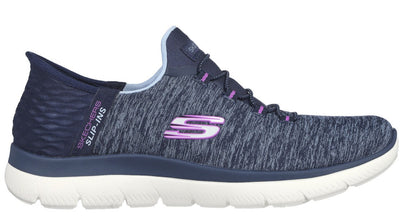 Skechers Summits Dazzling Haze Slip In Ladies Trainer 149937