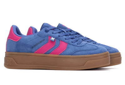 XTI Ladies Platform Laced Shoe 144586