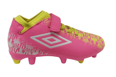 Umbro Formation II FG Girls Velcro Football Boot 82025U MRL