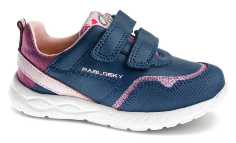 Pablosky Xander Girls Double Velcro Trainer 299320