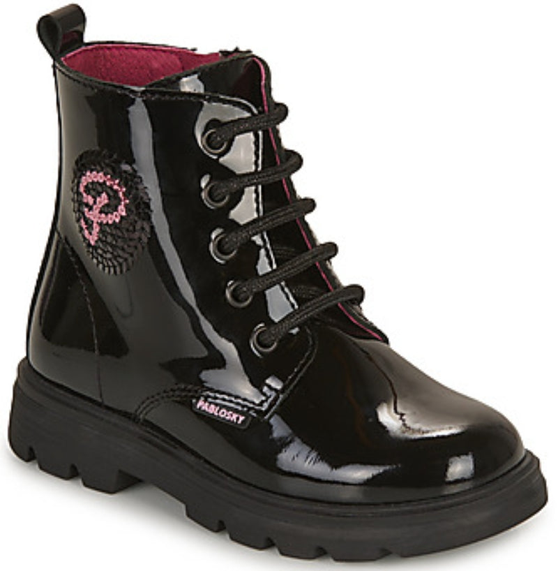 Pablosky Girls Laced Doc Boot 425419
