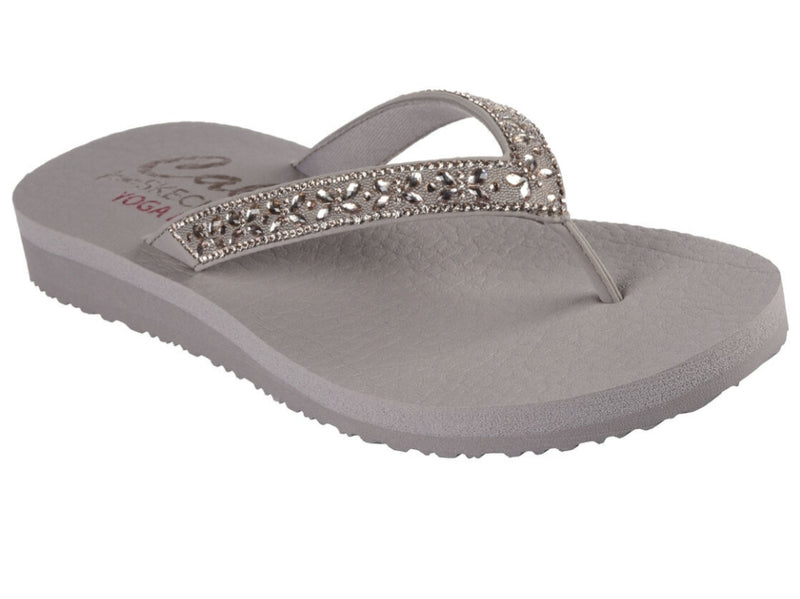 Skechers Ladies Meditation Butterfly Garden Slip On Sandal 119660
