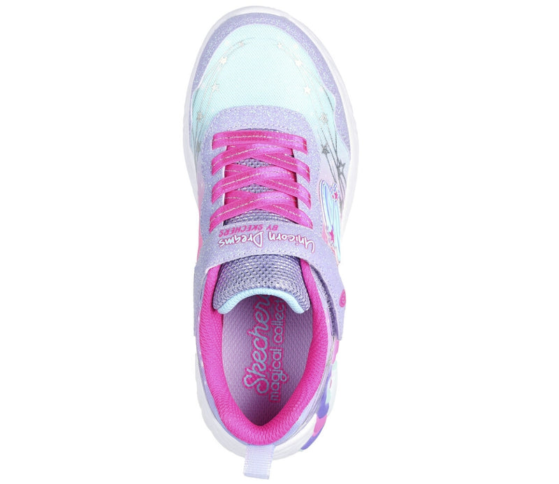 Skechers Unicorn Dreams Wishful Magic Girls Trainer 302299L