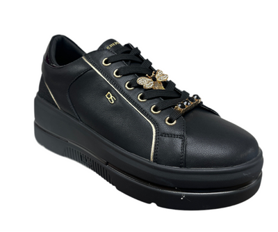 Donna Serena Ladies Platform Laced Zip Shoe 185722DM