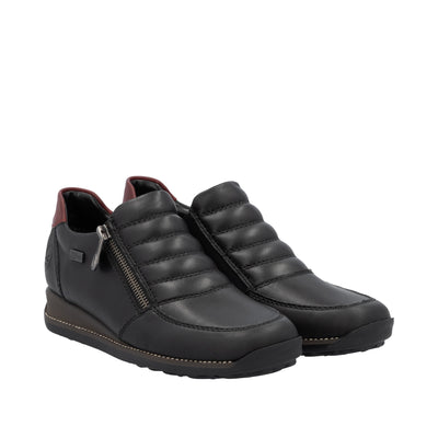 Rieker Ladies Low Wedge Slip On Shoe 44268-00