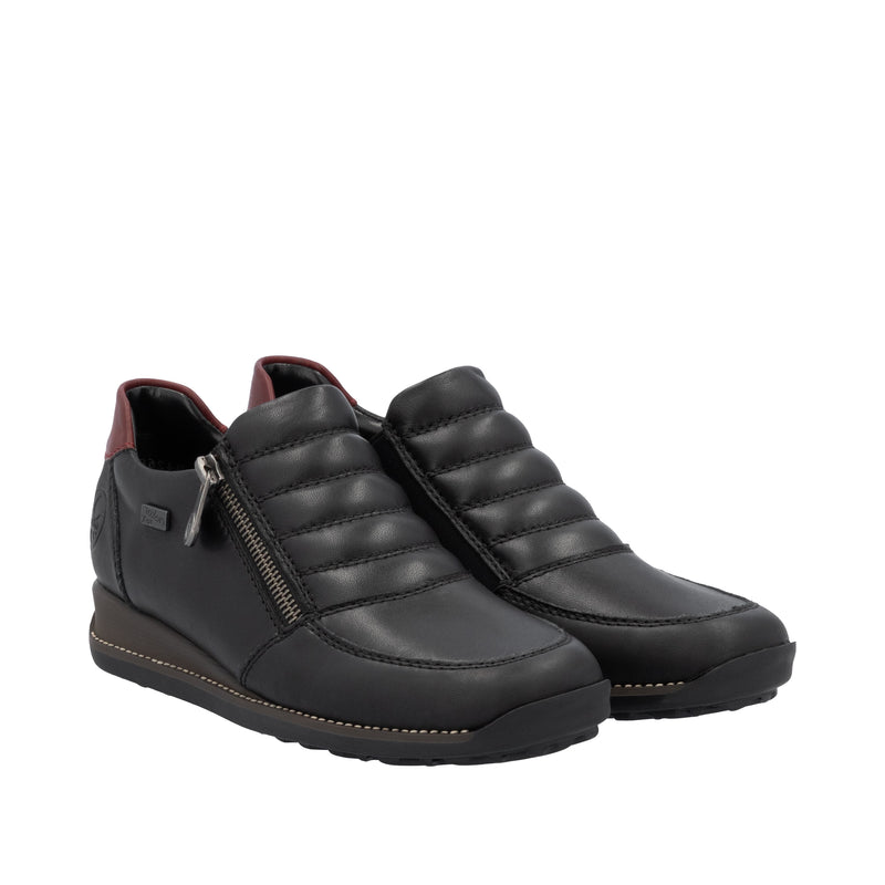 Rieker Ladies Low Wedge Slip On Shoe 44268-00