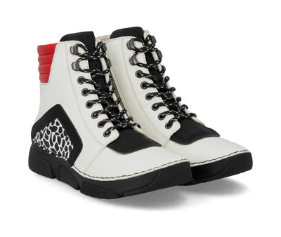 Rieker Ladies Low Wedge Laced Ankle Boot 45904-60