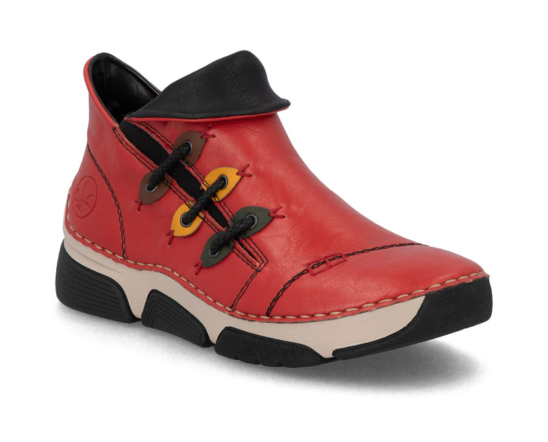 Rieker Ladies Low Wedge Ankle Boot 45983-33