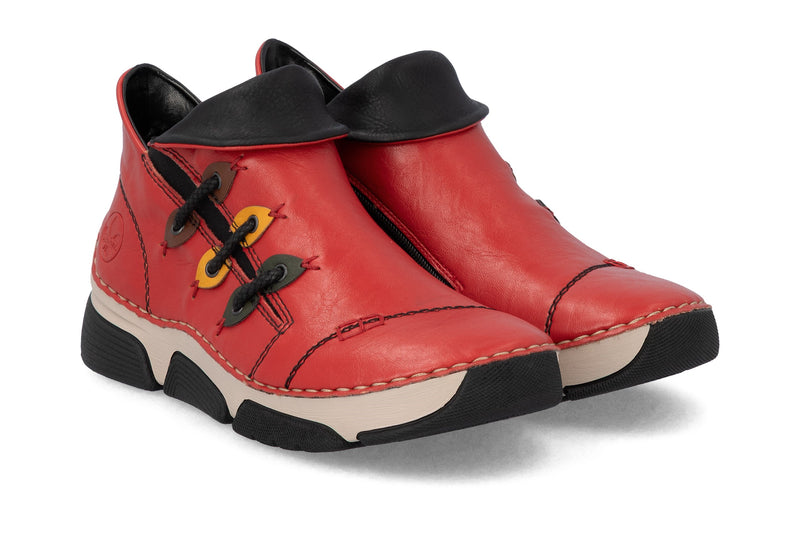 Rieker Ladies Low Wedge Ankle Boot 45983-33