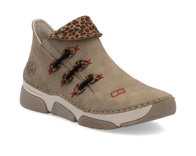 Rieker Ladies Low Wedge Ankle Boot 45983-64
