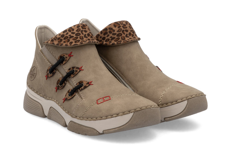 Rieker Ladies Low Wedge Ankle Boot 45983-64