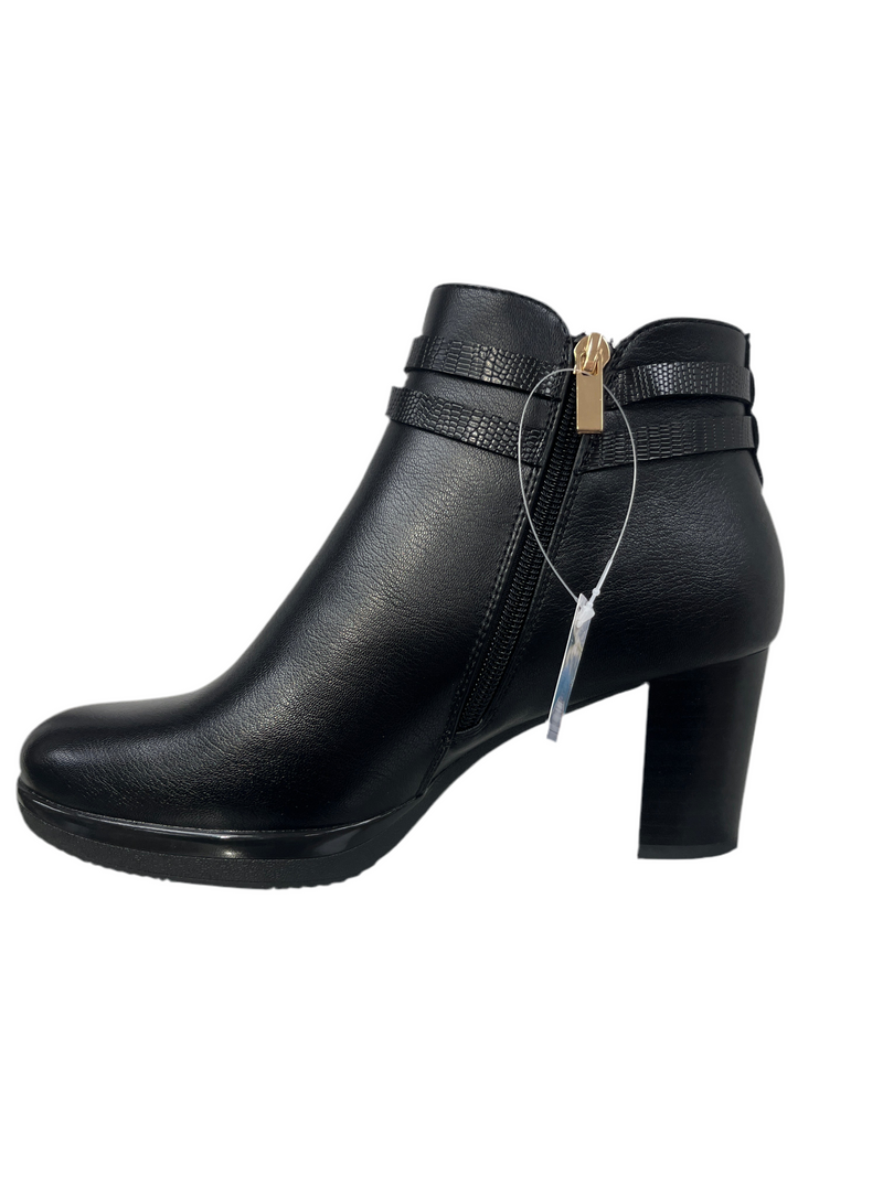 Patrizio Como Sateburg Ladies Block Heel Ankle Boot