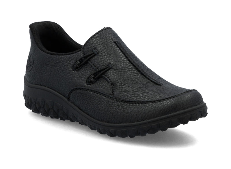 Rieker Ladies Slip On Wedge Shoe 59559-00