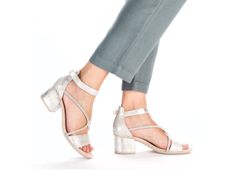 Rieker Ladies Block Heel Velcro Sandal 64654-40