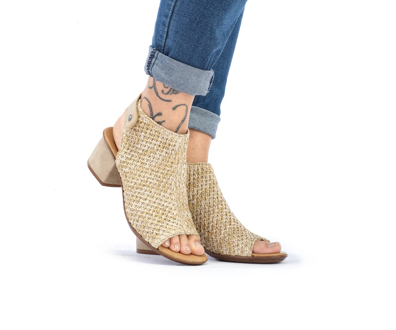 Rieker Ladies Block Heel Velcro Sandal 64670-60