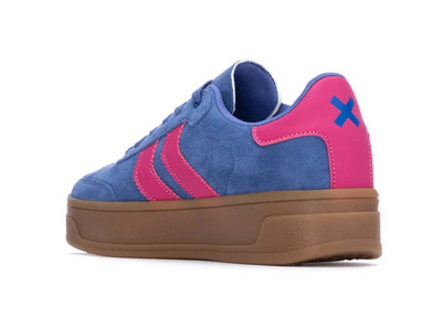XTI Ladies Platform Laced Shoe 144586