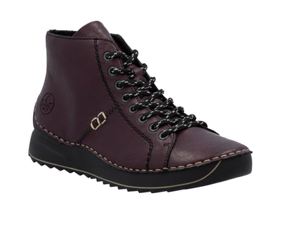 Rieker Ladies Low Wedge Ankle Boot 71510-30
