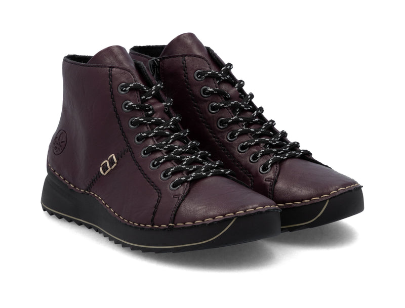 Rieker Ladies Low Wedge Ankle Boot 71510-30