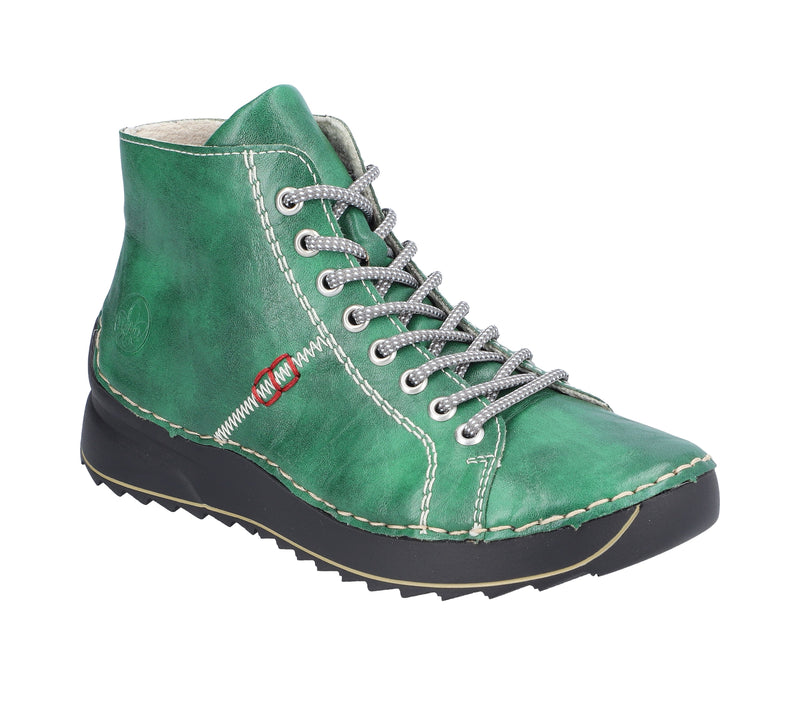 Rieker Ladies Laced Flat Ankle Boot 71510-52