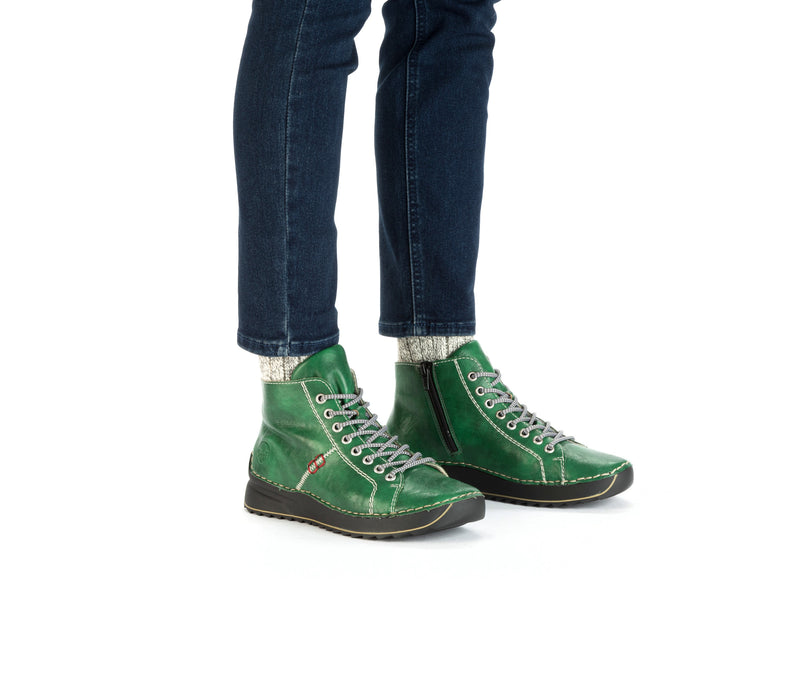 Rieker Ladies Laced Flat Ankle Boot 71510-52