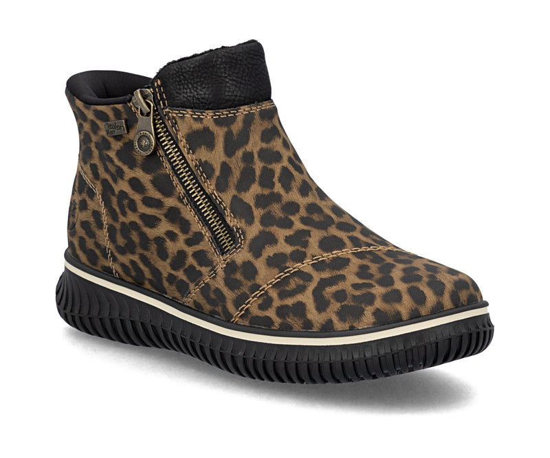 Rieker Ladies Low Wedge Ankle Boot 74254-90