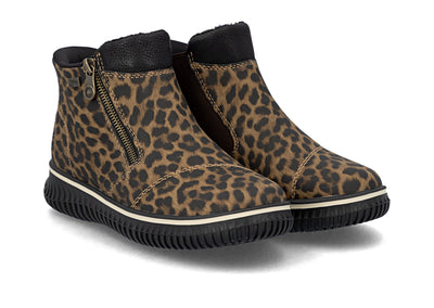 Rieker Ladies Low Wedge Ankle Boot 74254-90