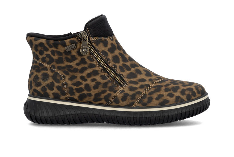 Rieker Ladies Low Wedge Ankle Boot 74254-90