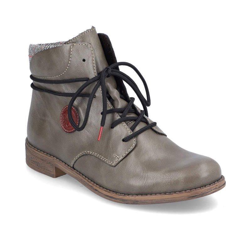 Rieker Ladies Flat Laced Ankle Boot 77431-54 – Finn Footwear