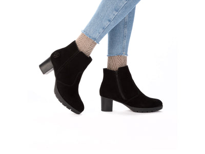 Rieker Ladies Block Heel Ankle Boot 77665-00
