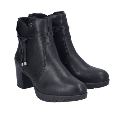 Rieker Ladies Block Heel Ankle Boot 77667-00