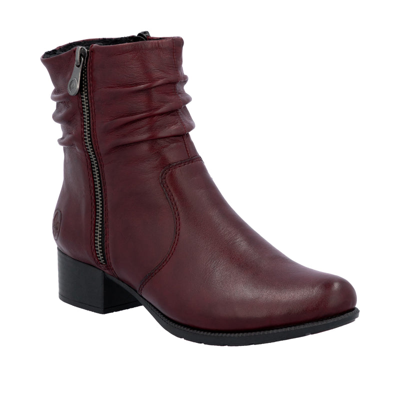 Rieker ladies Block Heel Ankle Boot 78656-35