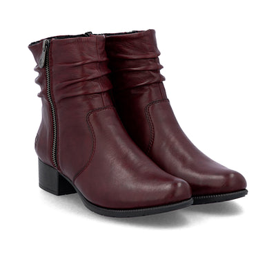 Rieker ladies Block Heel Ankle Boot 78656-35