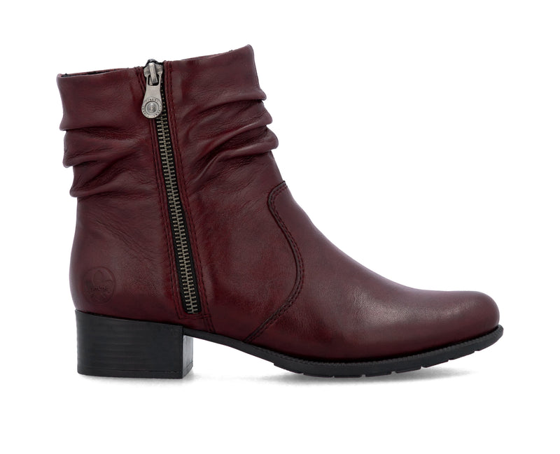 Rieker ladies Block Heel Ankle Boot 78656-35