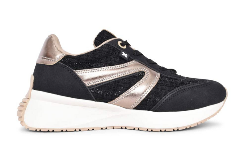 Xti Ladies Chunky Sole Laced Shoe 143379