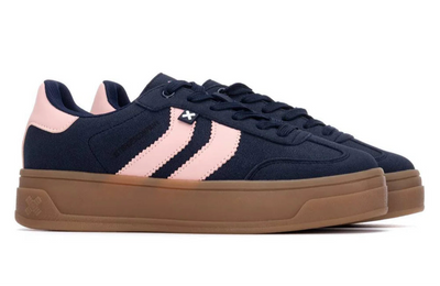 XTI Ladies Platform Laced Shoe 144586