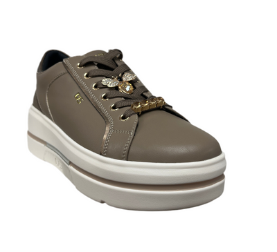 Donna Serena Ladies Platform Laced Zip Shoe 185722DM