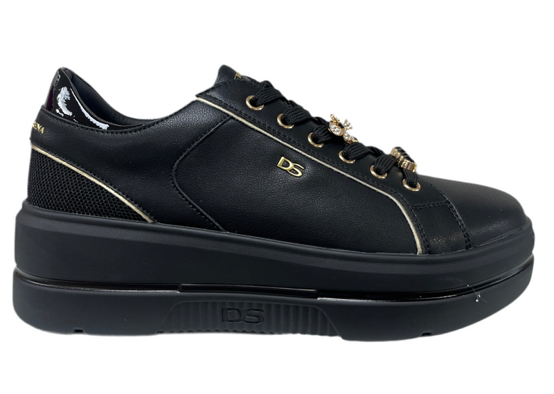 Donna Serena Ladies Platform Laced Zip Shoe 185722DM