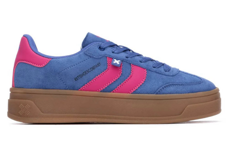 XTI Ladies Platform Laced Shoe 144586