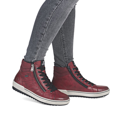 Remonte Ladies Flat Laced Ankle Boot D0772-36