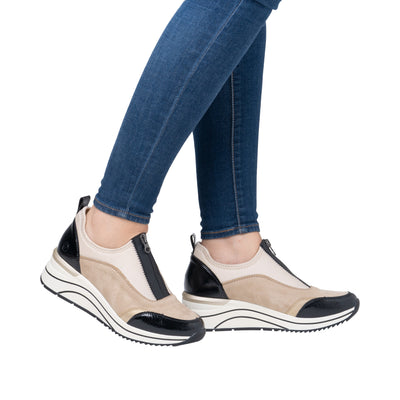 Remonte Ladies Front Zip Wedge Shoe DOT08-60