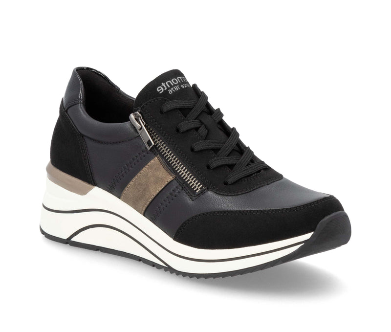 Remonte Ladies Wedge Laced Shoe DOT09-03