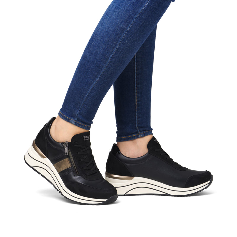 Remonte Ladies Wedge Laced Shoe DOT09-03