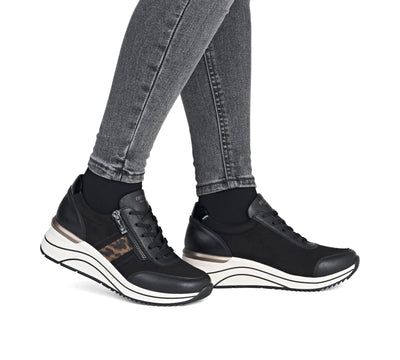 Remonte Ladies Wedge Laced Shoe DOT09-04
