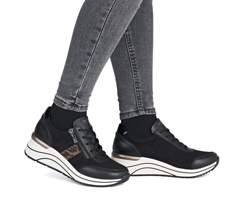 Remonte Ladies Wedge Laced Shoe DOT09-04