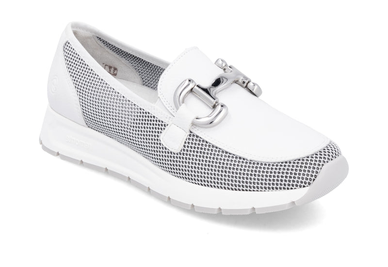 Remonte Ladies Slip On Wedge Loafer Shoe D2G02-80